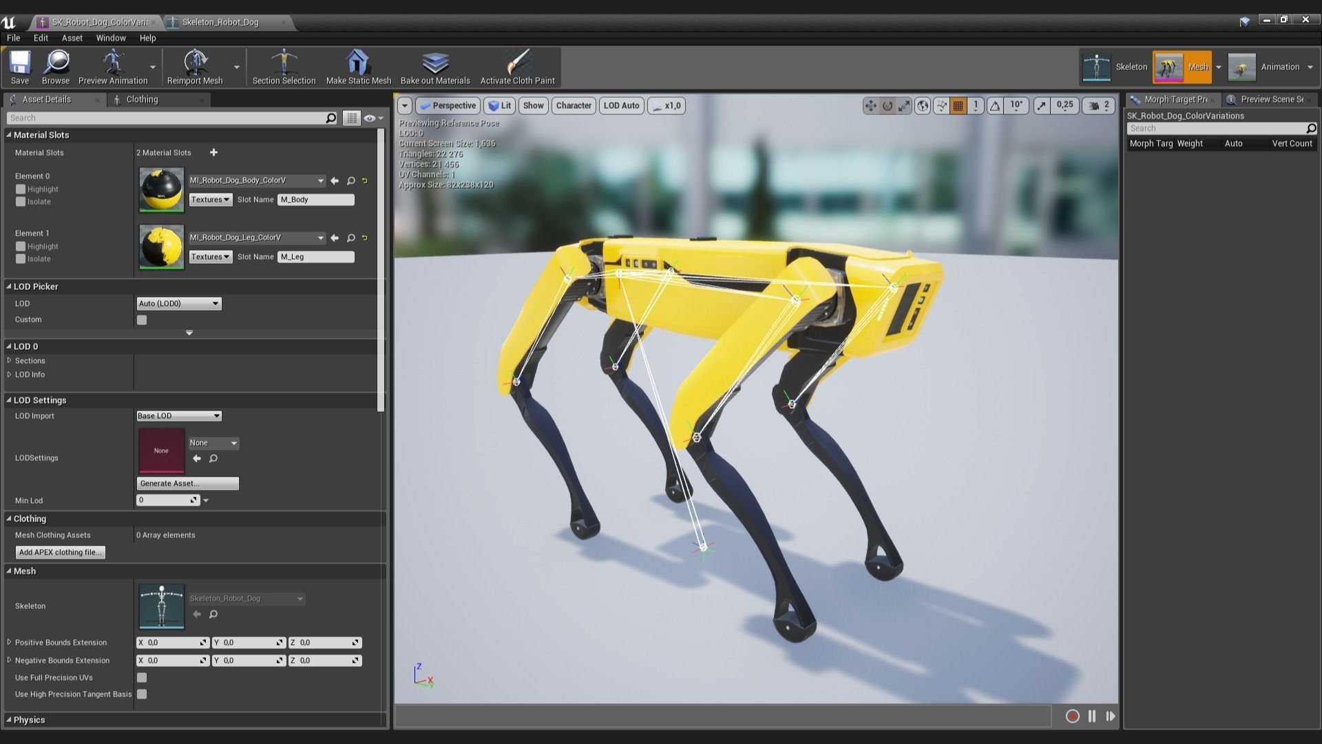 Robot Dog Low-poly 3D model_15