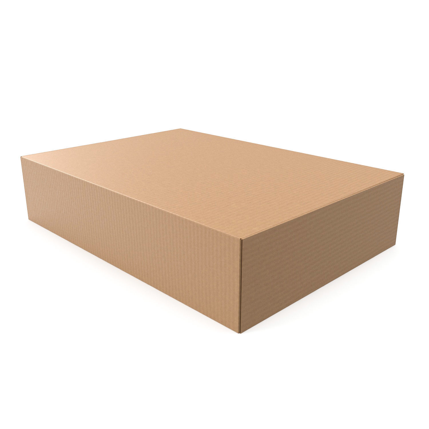Cardboard box 04 3D model_1