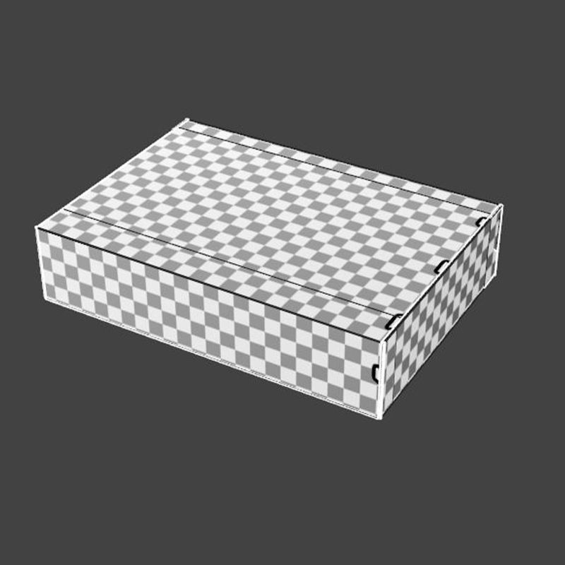 Cardboard box 04 3D model_11