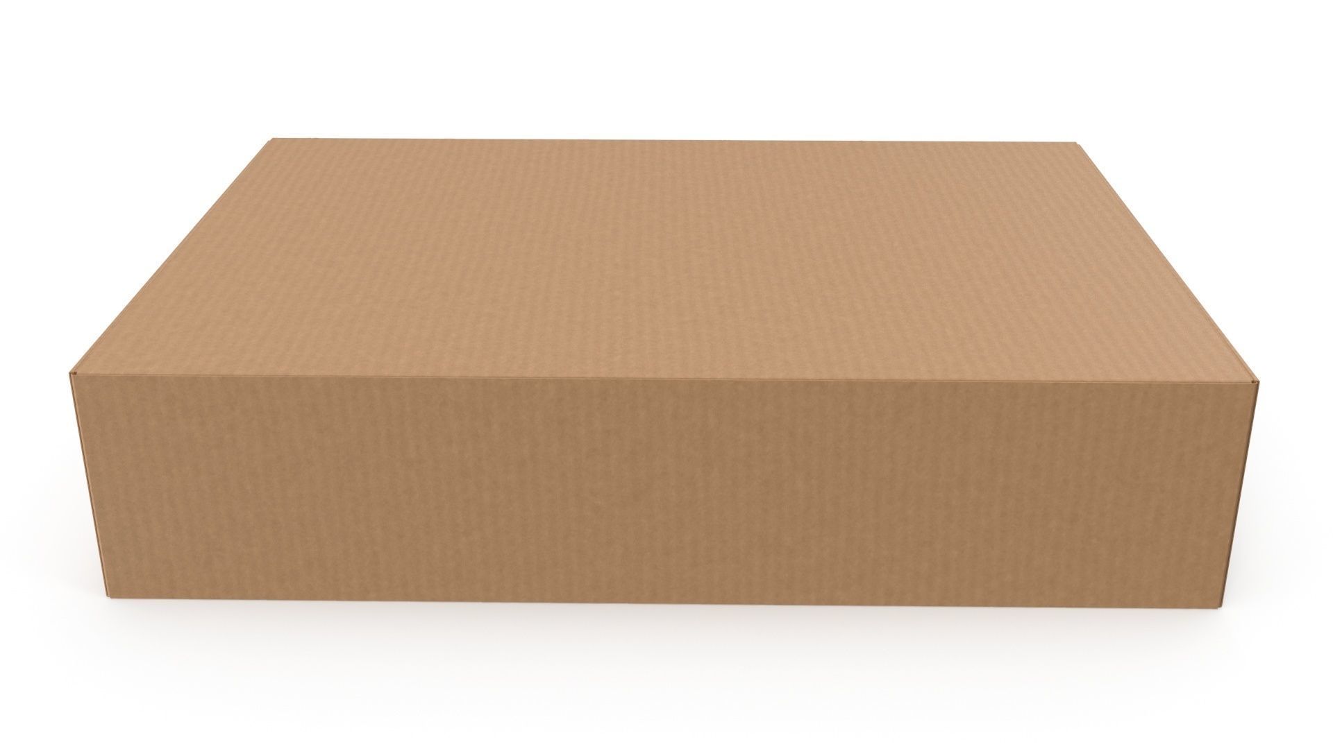 Cardboard box 04 3D model_3