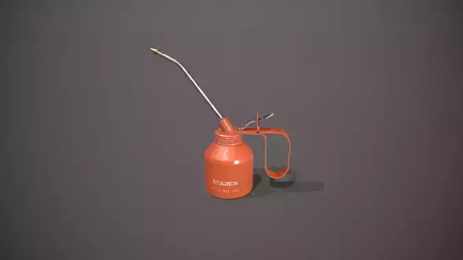 Orange Oil Can