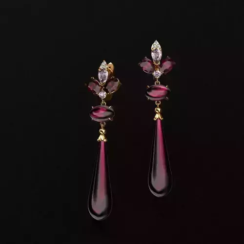 Earrings pair of