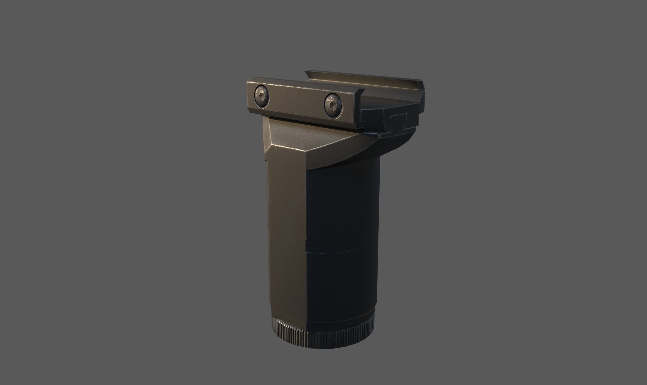 ZenitCo Russian Foregrip Low-poly 3D model_9