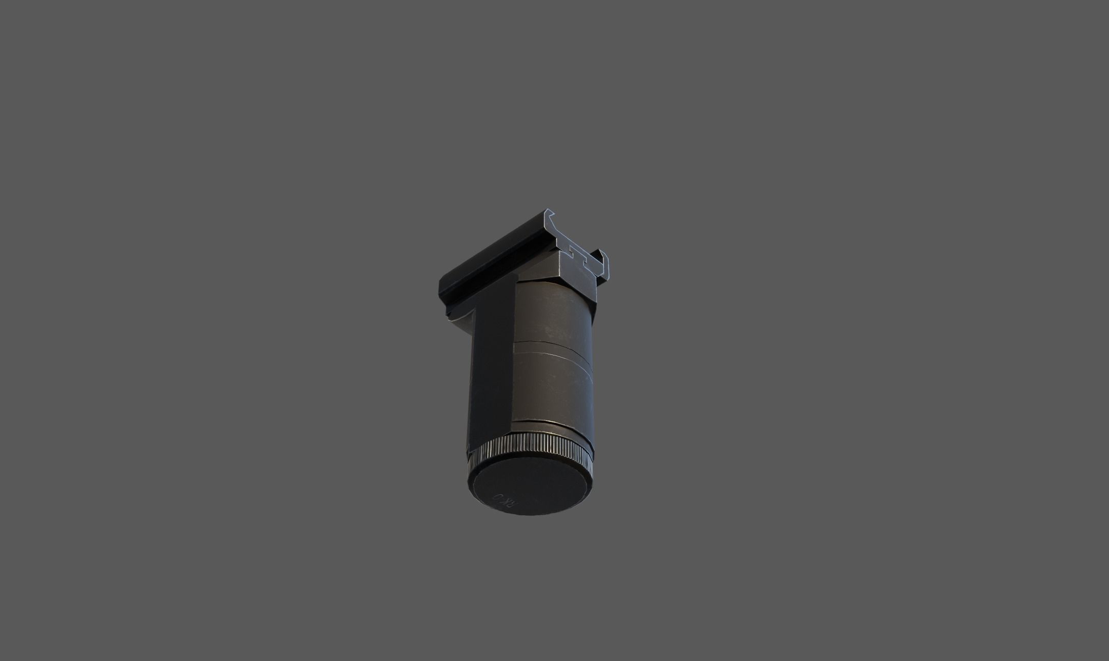 ZenitCo Russian Foregrip Low-poly 3D model_3