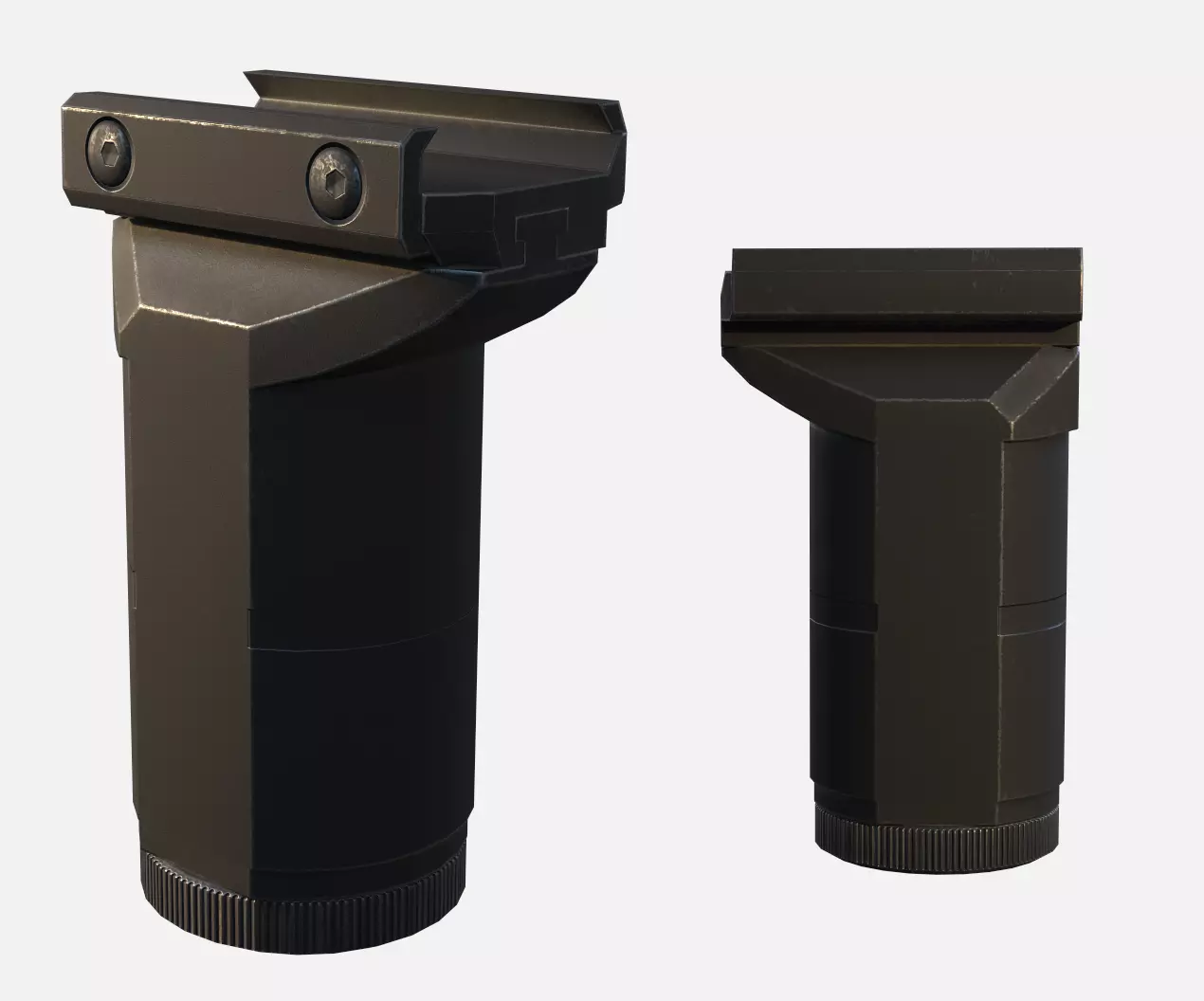 ZenitCo Russian Foregrip Low-poly 3D model_0