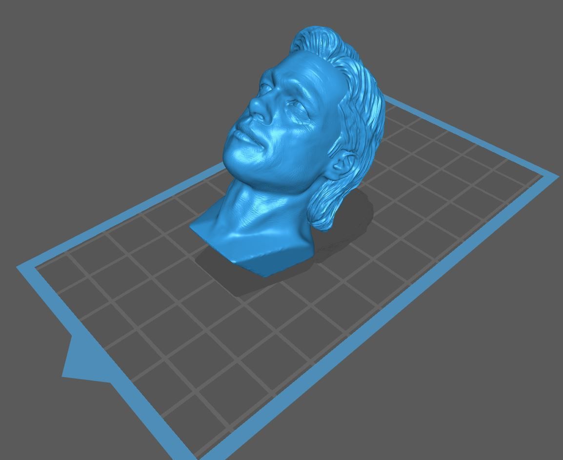 Brad Pitt Bust 3D print model_3