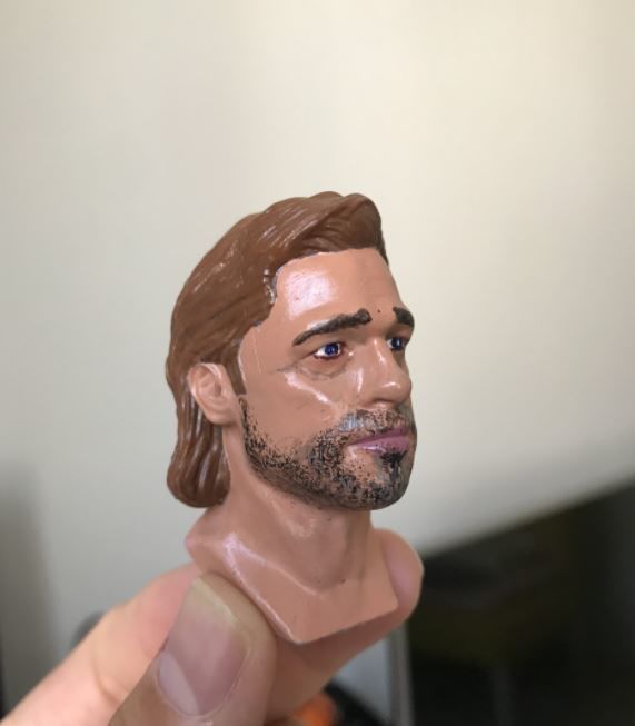 Brad Pitt Bust 3D print model_4