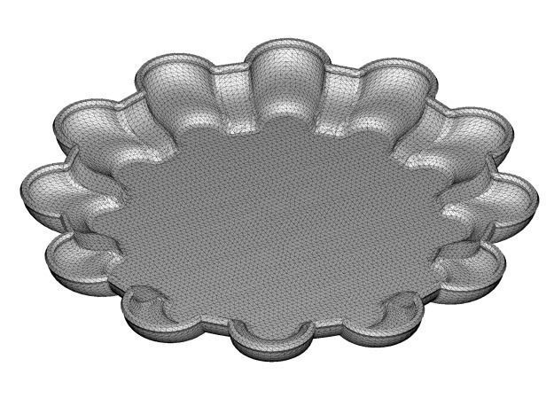 Classic Dinner Plate 3D print model_3