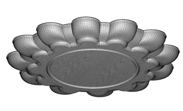 Classic Dinner Plate 3D print model_4