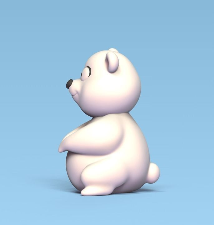 Polar Bear 3D print model_2