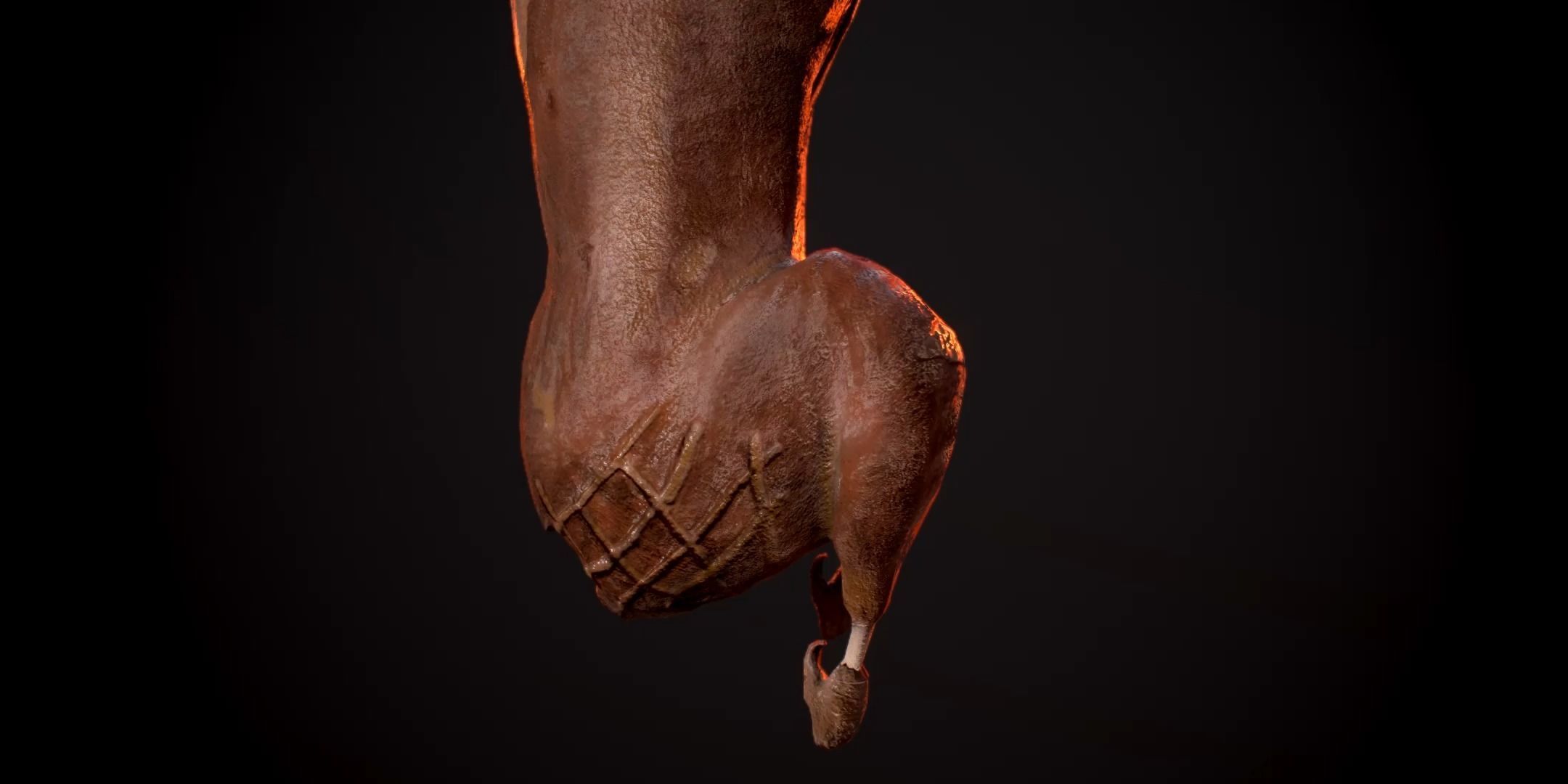 Roast Lamb Low-poly 3D model_7