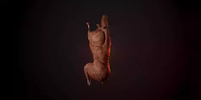 Roast Lamb Low-poly 3D model