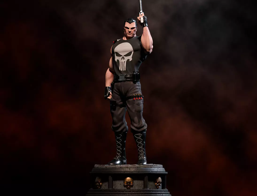 Fanart THE PUNISHER - Statue 3D print model_0