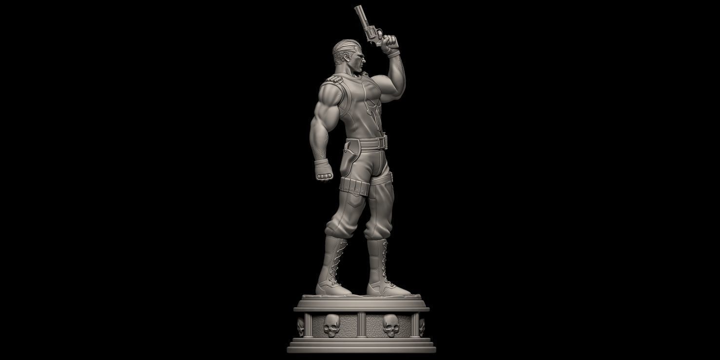Fanart THE PUNISHER - Statue 3D print model_15