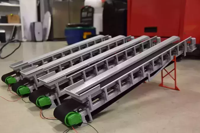 Conveyor belt 3D print model