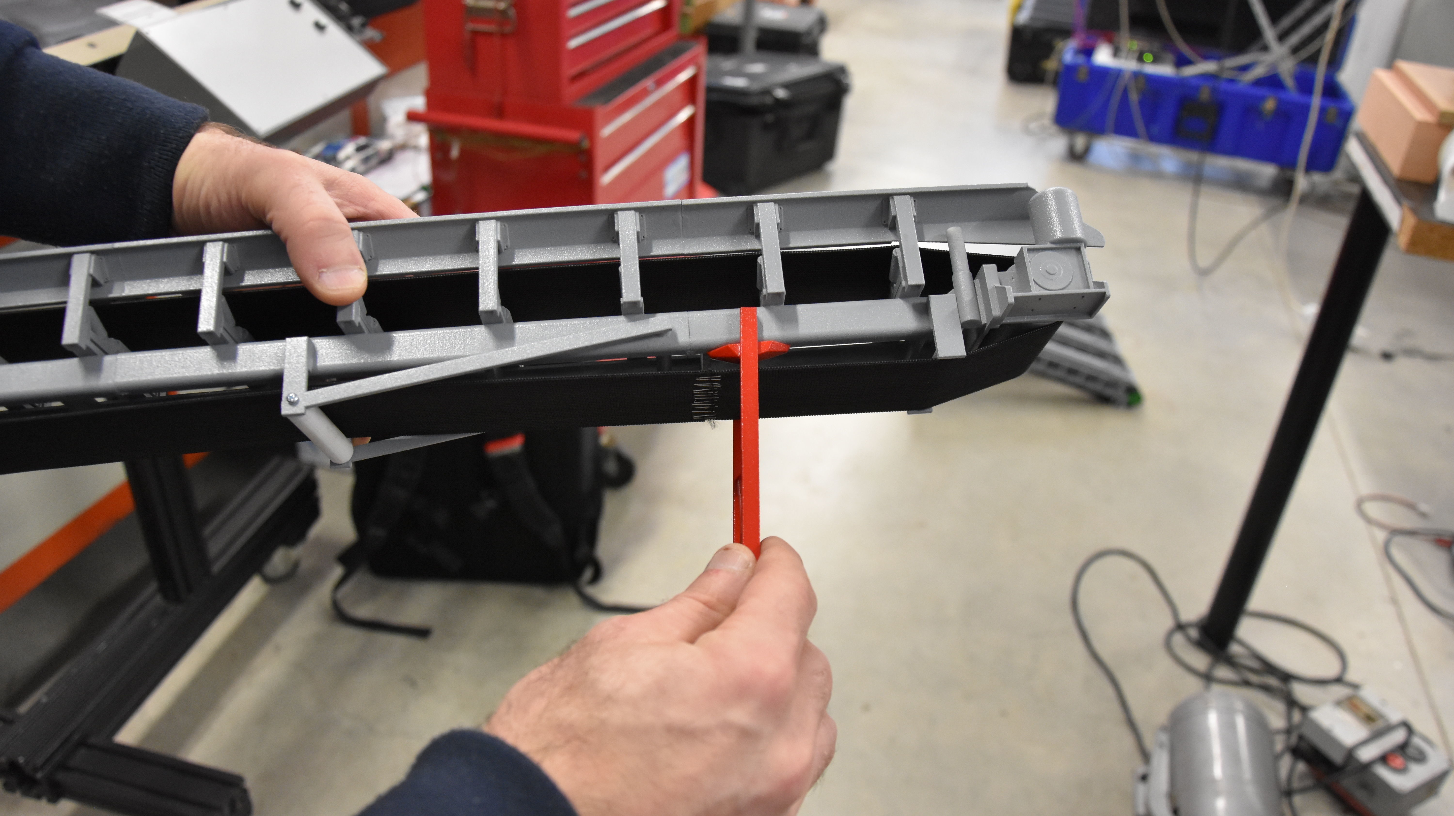 Conveyor belt 3D print model_4