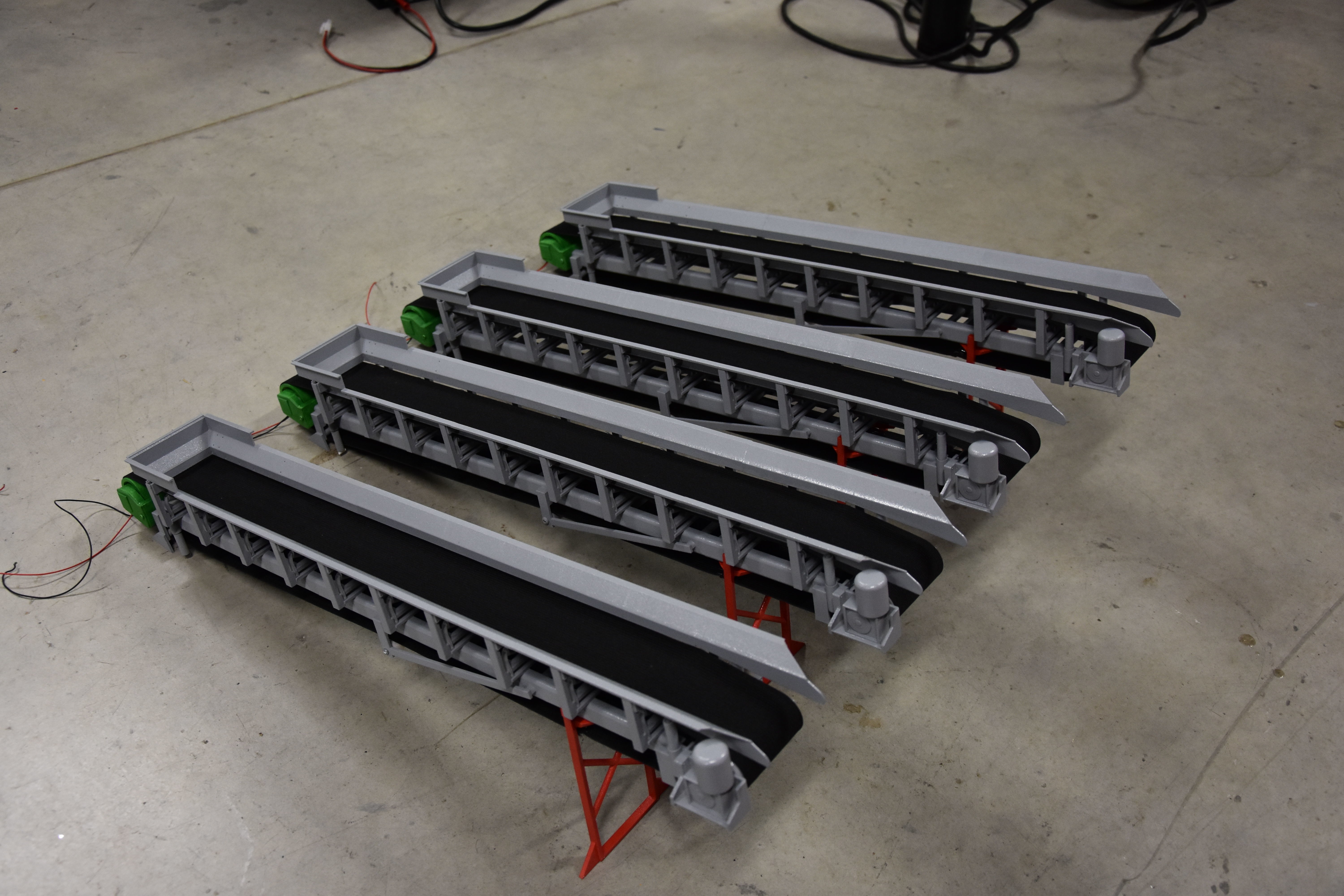 Conveyor belt 3D print model_2