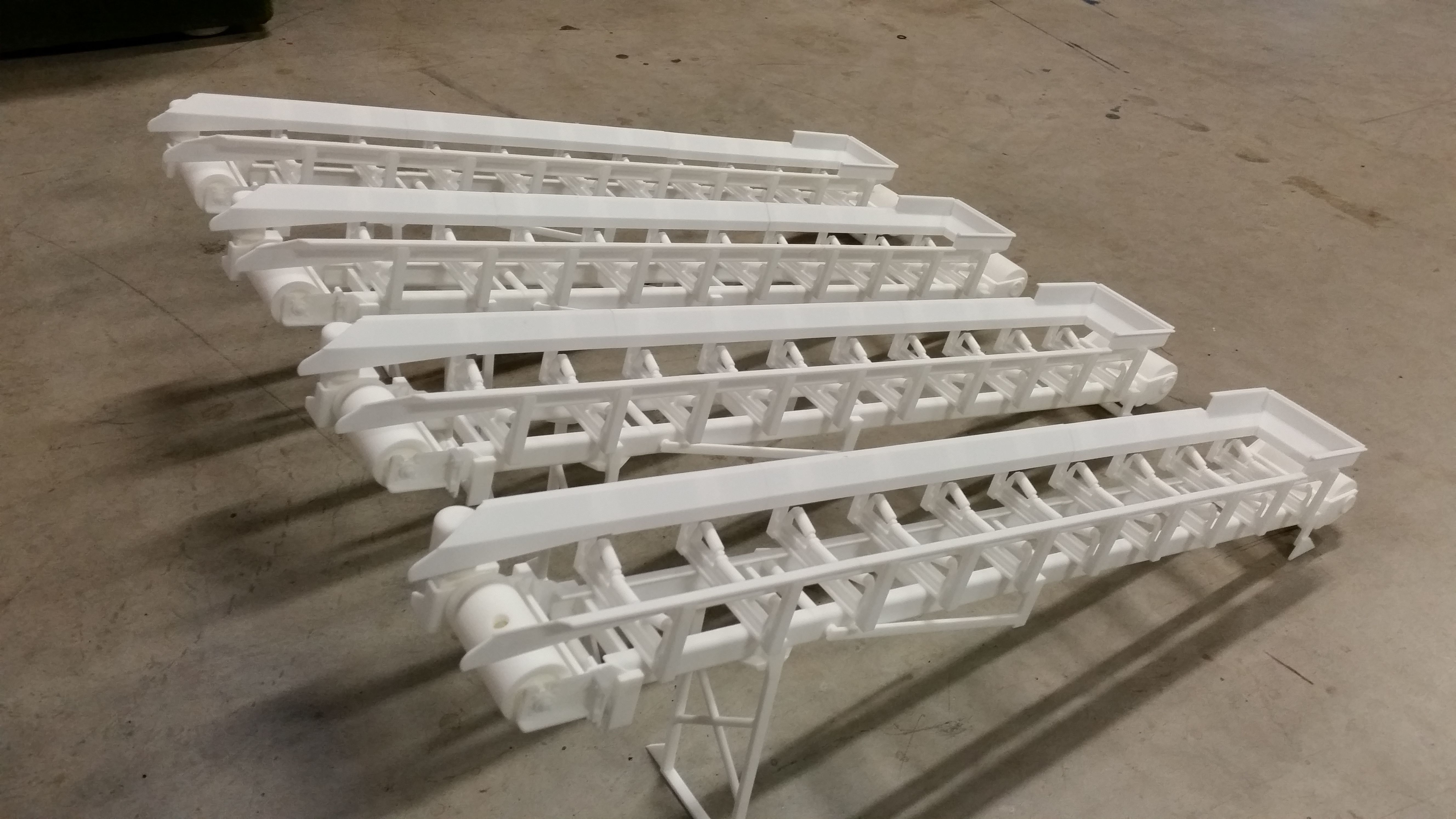 Conveyor belt 3D print model_7