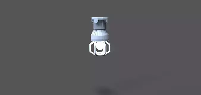 Lamp for 3mm LED 3D print model