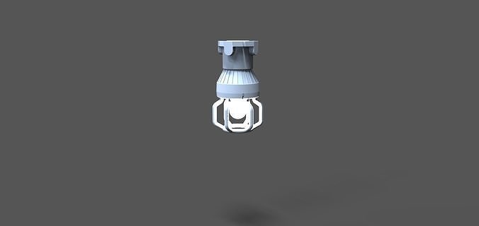 Lamp for 3mm LED 3D print model