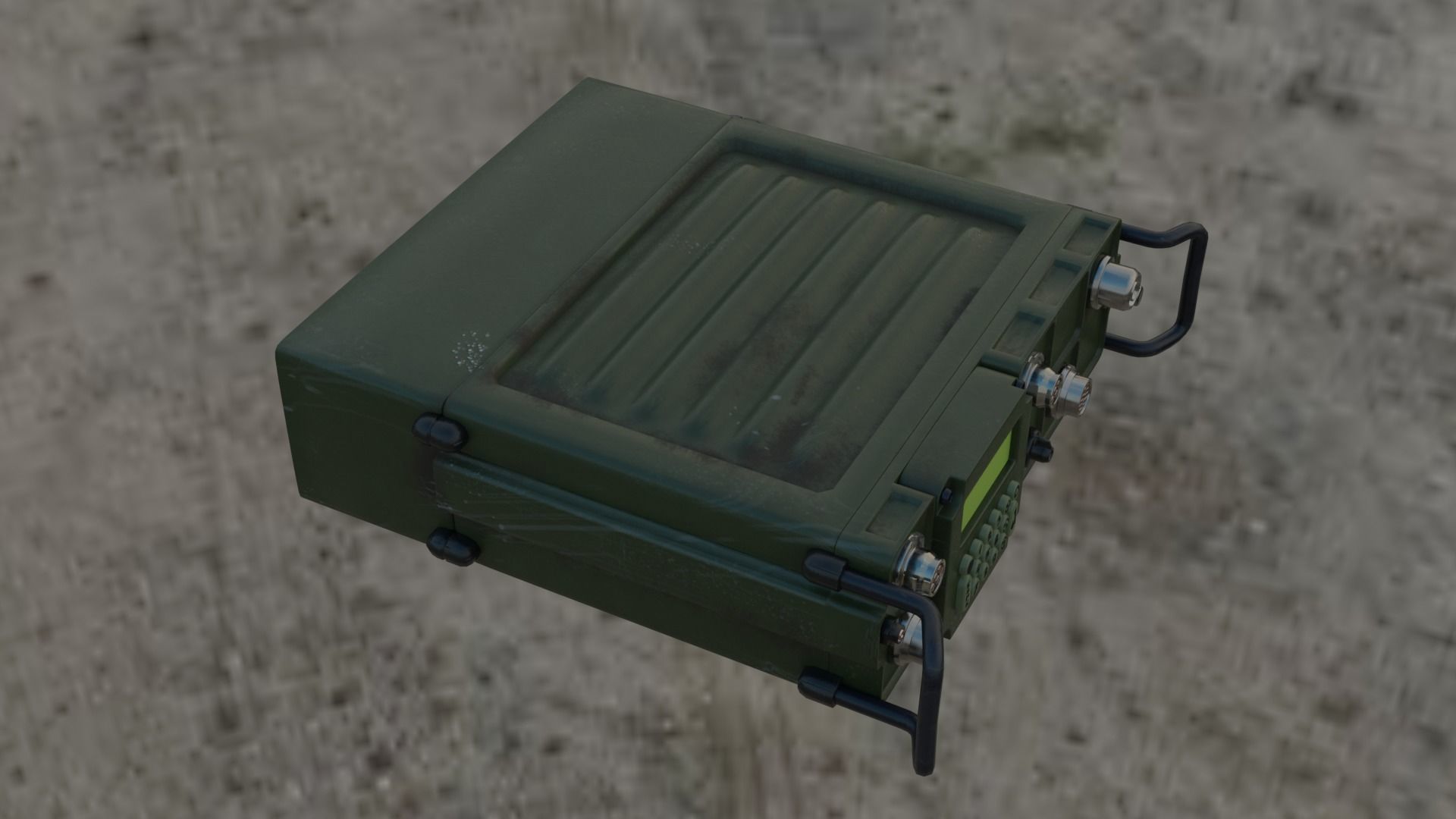 harris falcon 2 Low-poly 3D model_2