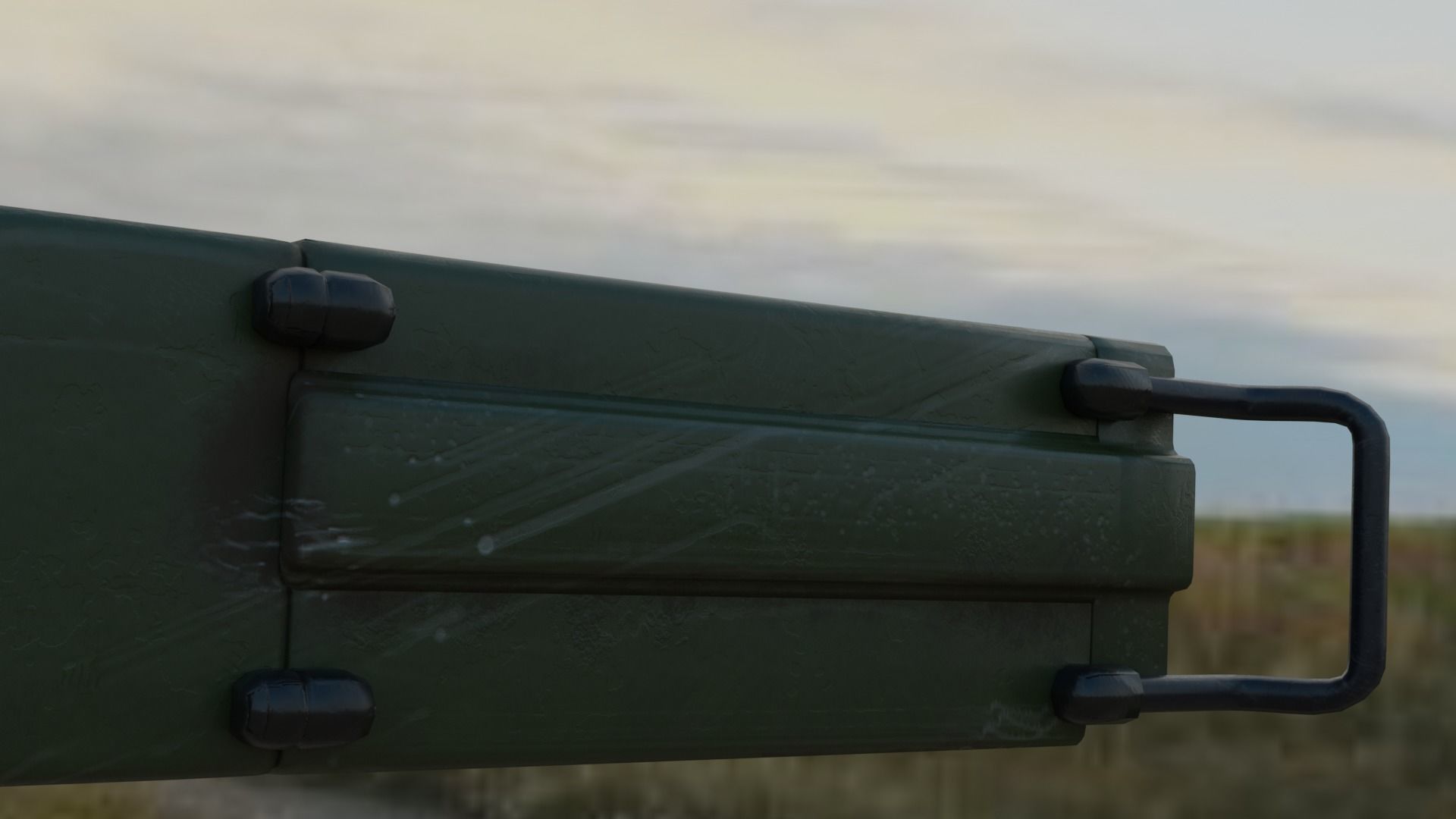 harris falcon 2 Low-poly 3D model_3