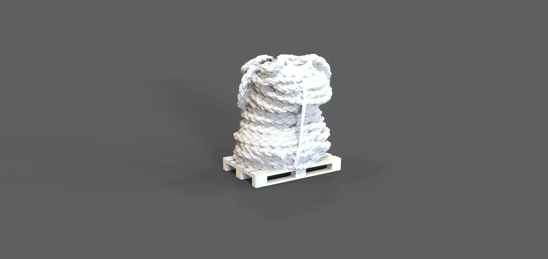 Rope on pallet  3D Scan 3D print model_0