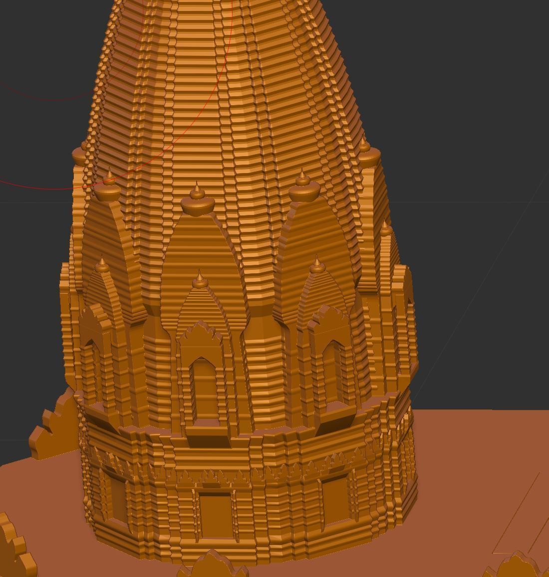 Ram Mandir  3D print model_5