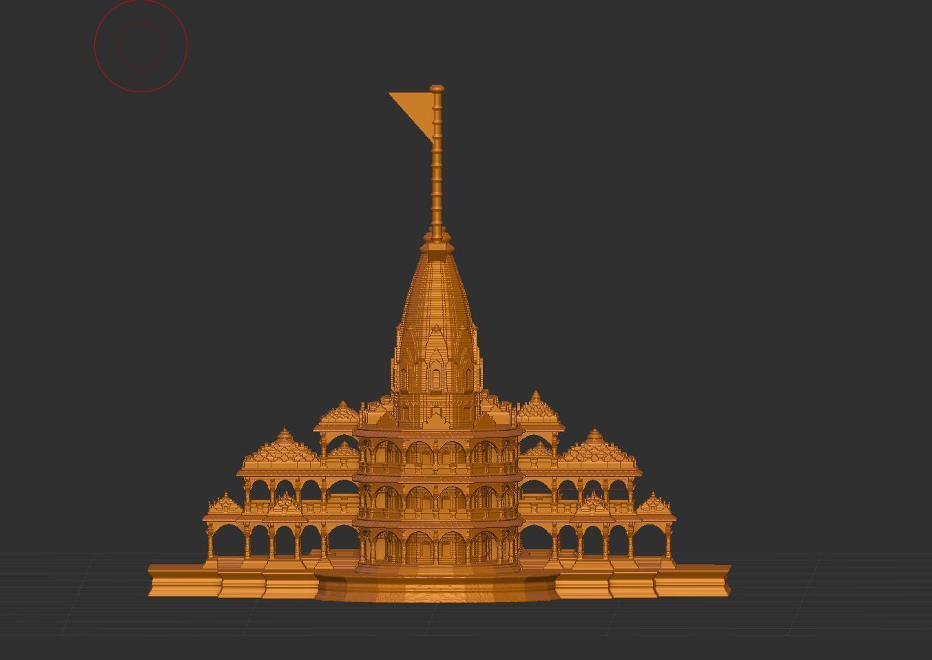 Ram Mandir  3D print model_8
