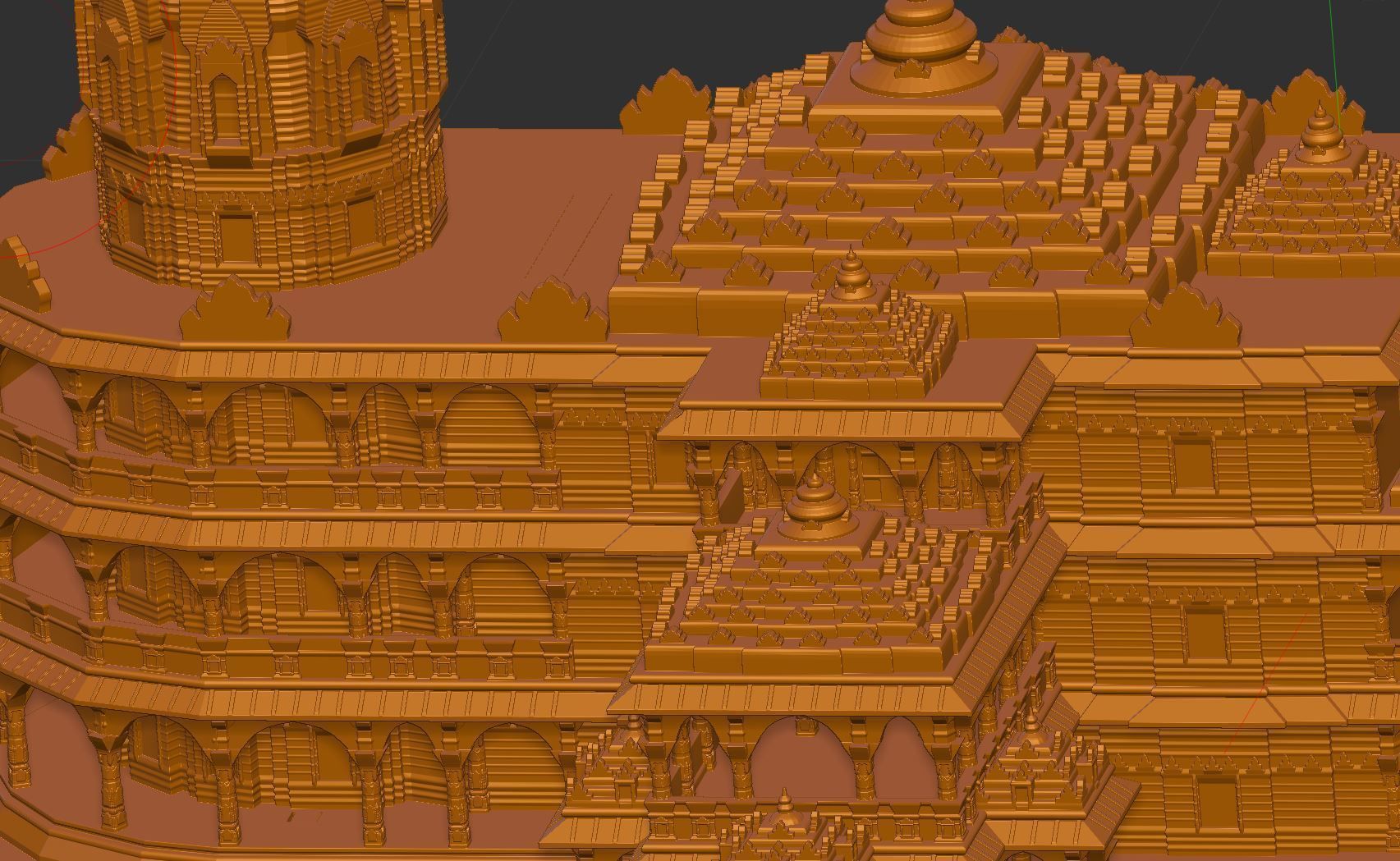 Ram Mandir  3D print model_2