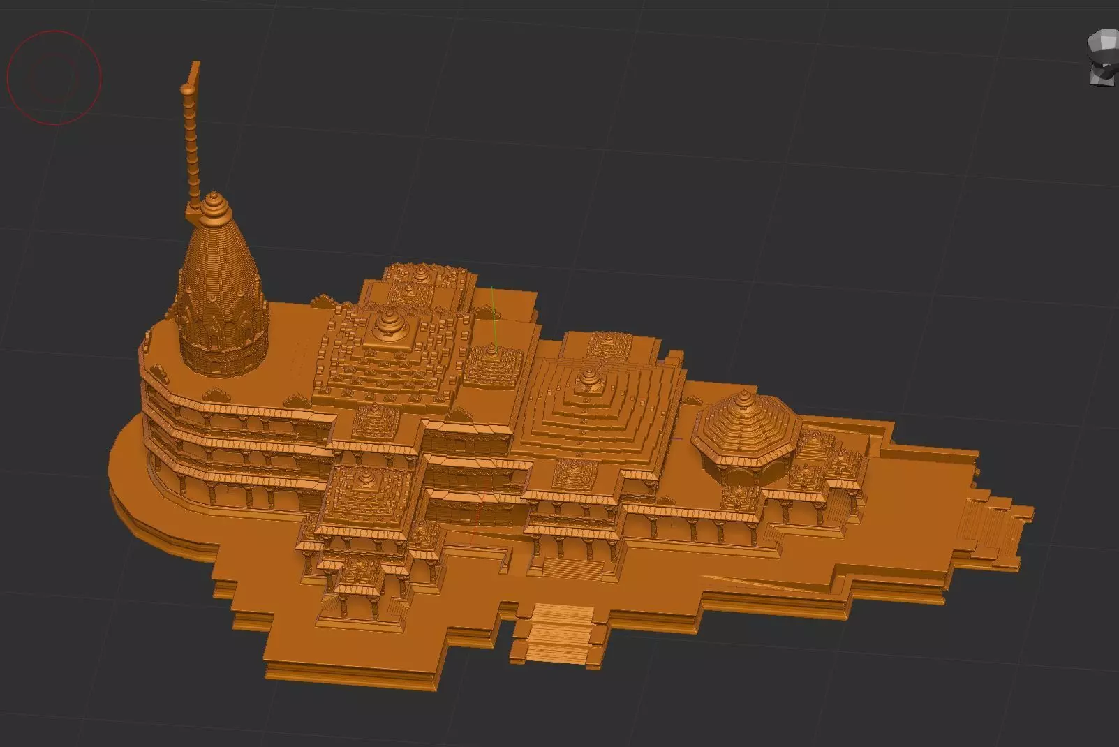 Ram Mandir  3D print model_0