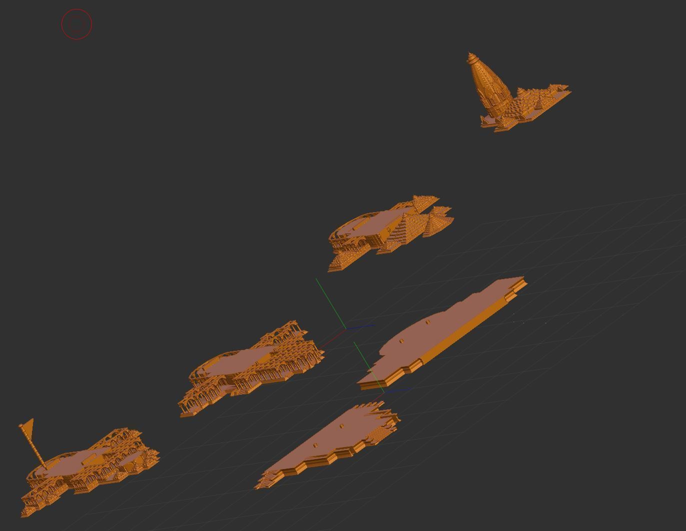 Ram Mandir  3D print model_7