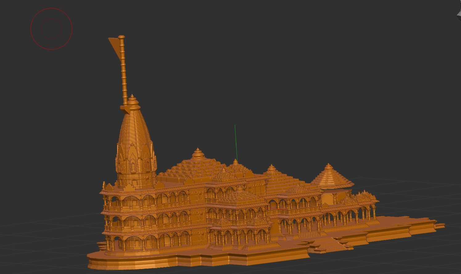 Ram Mandir  3D print model_9