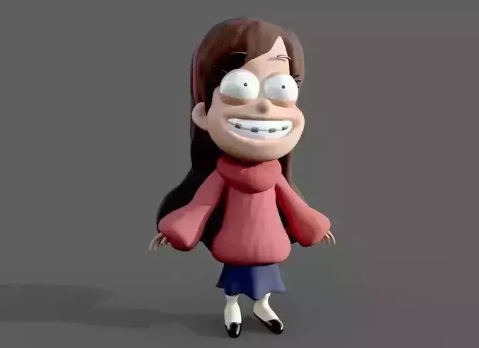Mabel Pines character 3D Disney