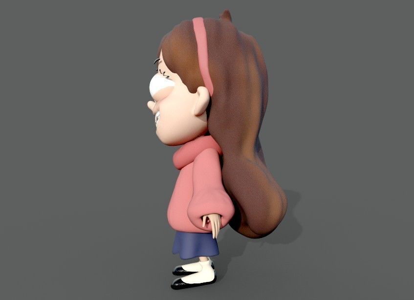 Mabel Pines character 3D Disney 3D model_2