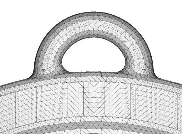 Stylish Prize Medal 3D print model_5