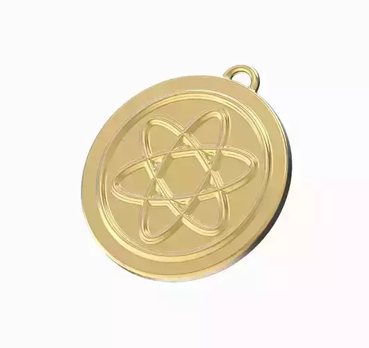 Stylish Prize Medal 3D print model