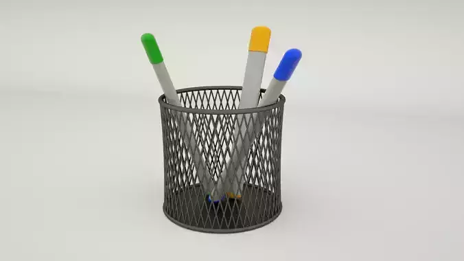 Pen and objects holder 3D model