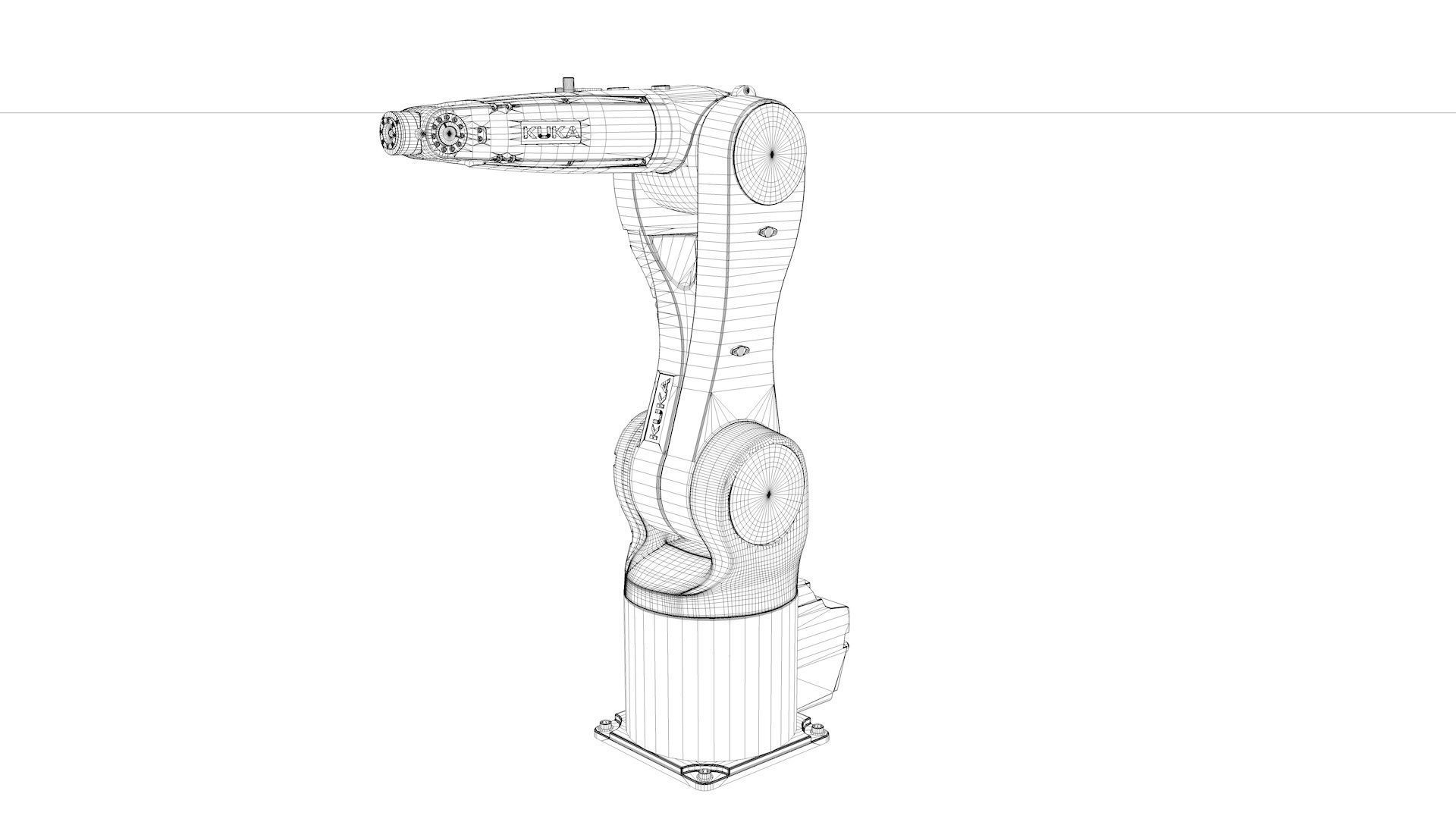 Robotic Arm Kuka Agilus 3D model_53