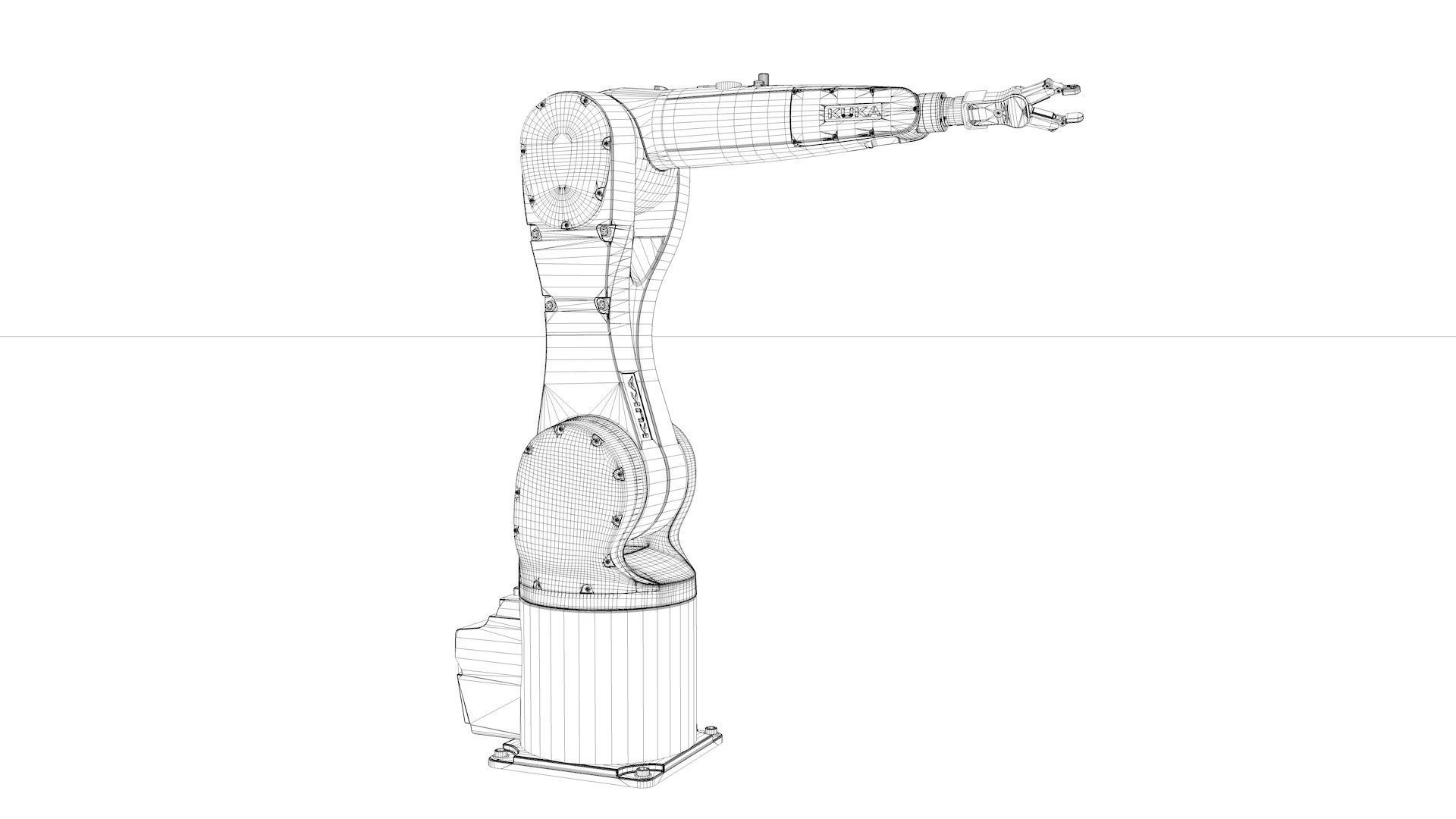 Robotic Arm Kuka Agilus 3D model_52