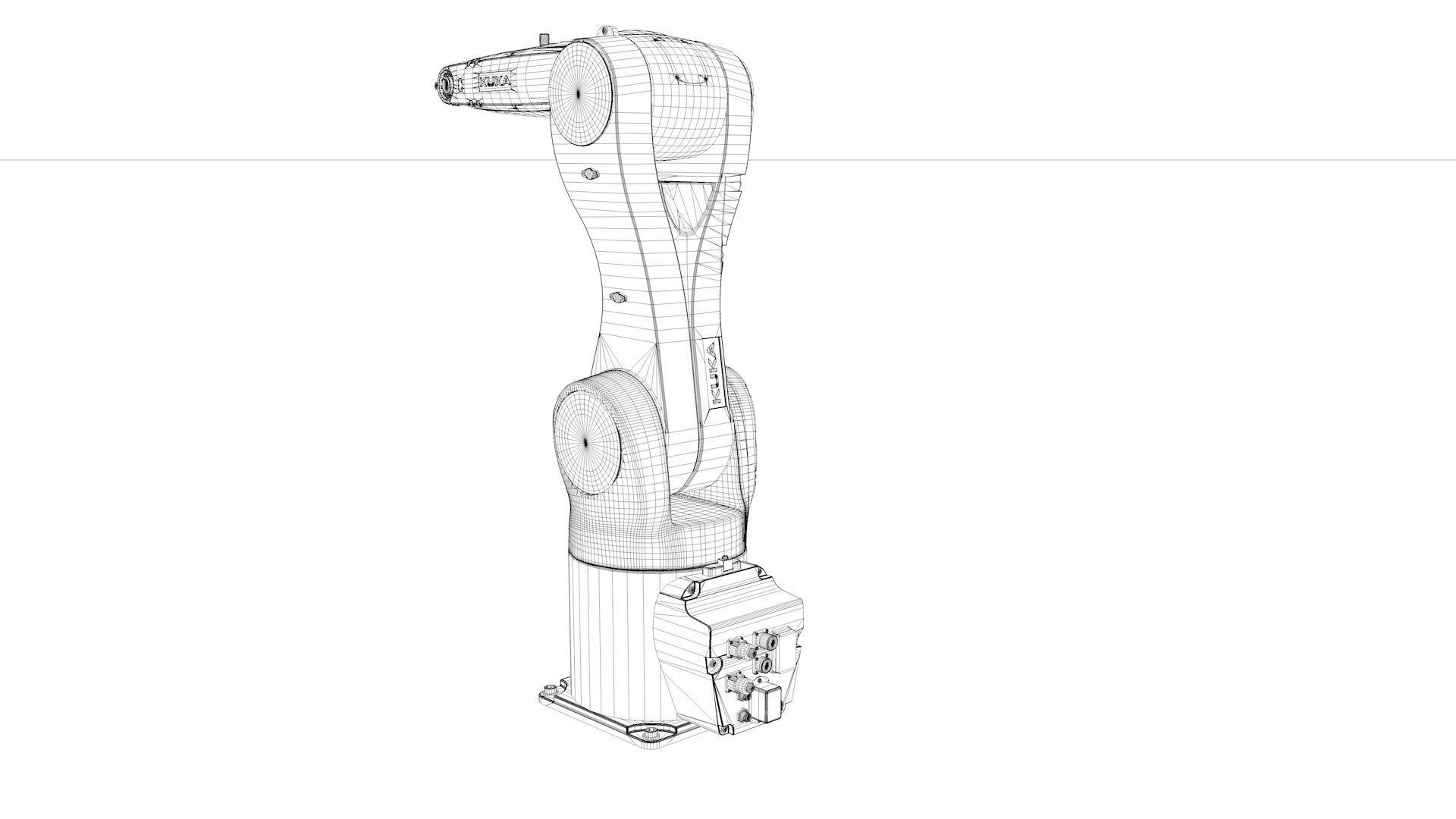 Robotic Arm Kuka Agilus 3D model_54