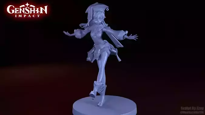 Yanfei - Genshin Impact 3D print model