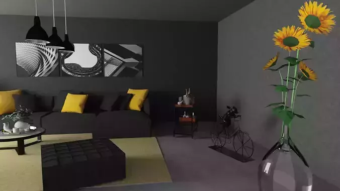 Urban Modern Living Room Style