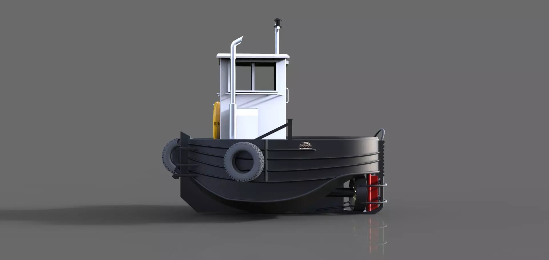 Mini Tug 3D print model_0