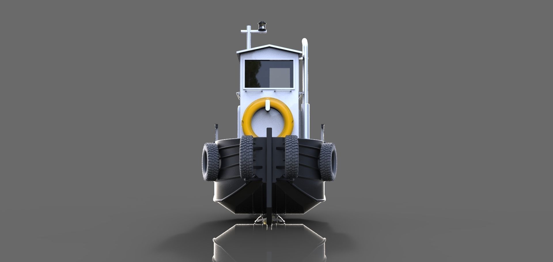 Mini Tug 3D print model_4