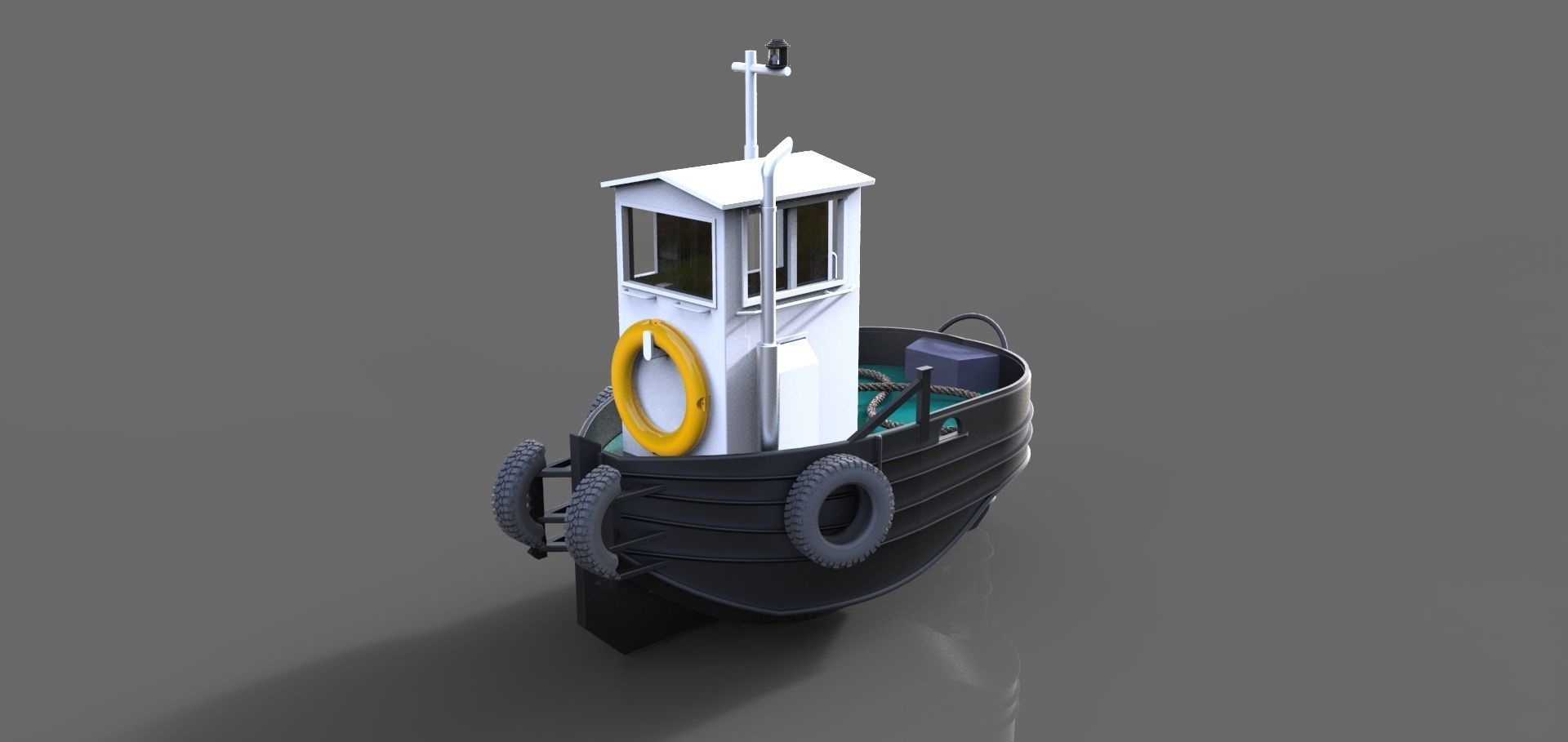 Mini Tug 3D print model_2