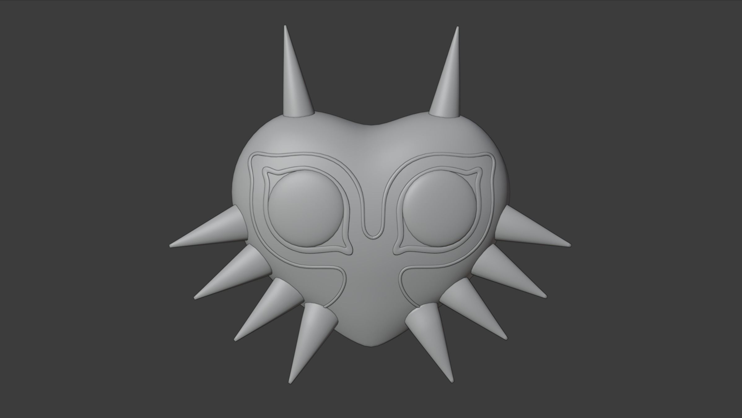 Majoras Mask Free low-poly 3D model_2