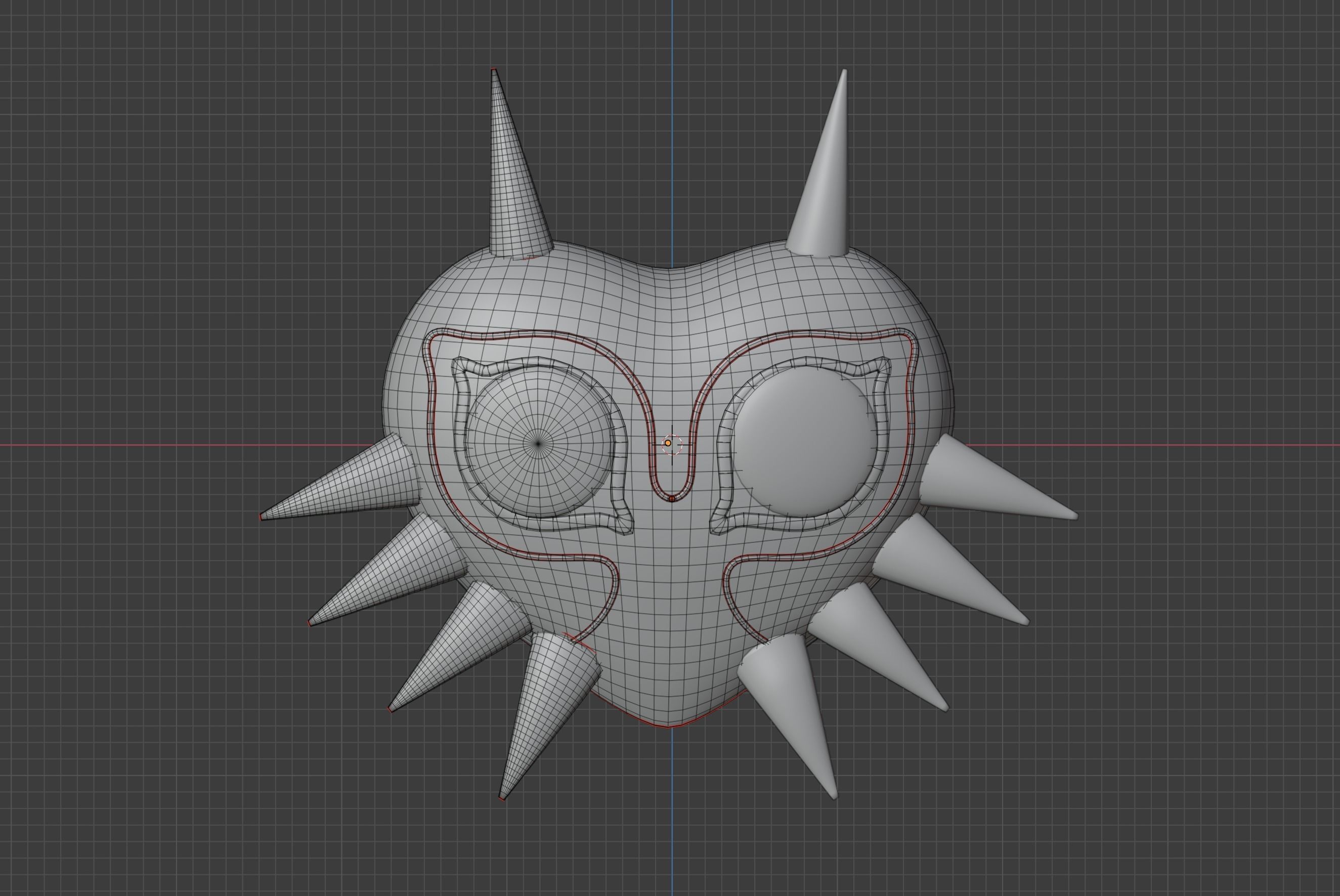 Majoras Mask Free low-poly 3D model_8