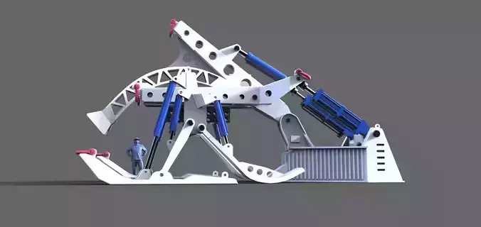 Subsea Cable Plough  3D print model