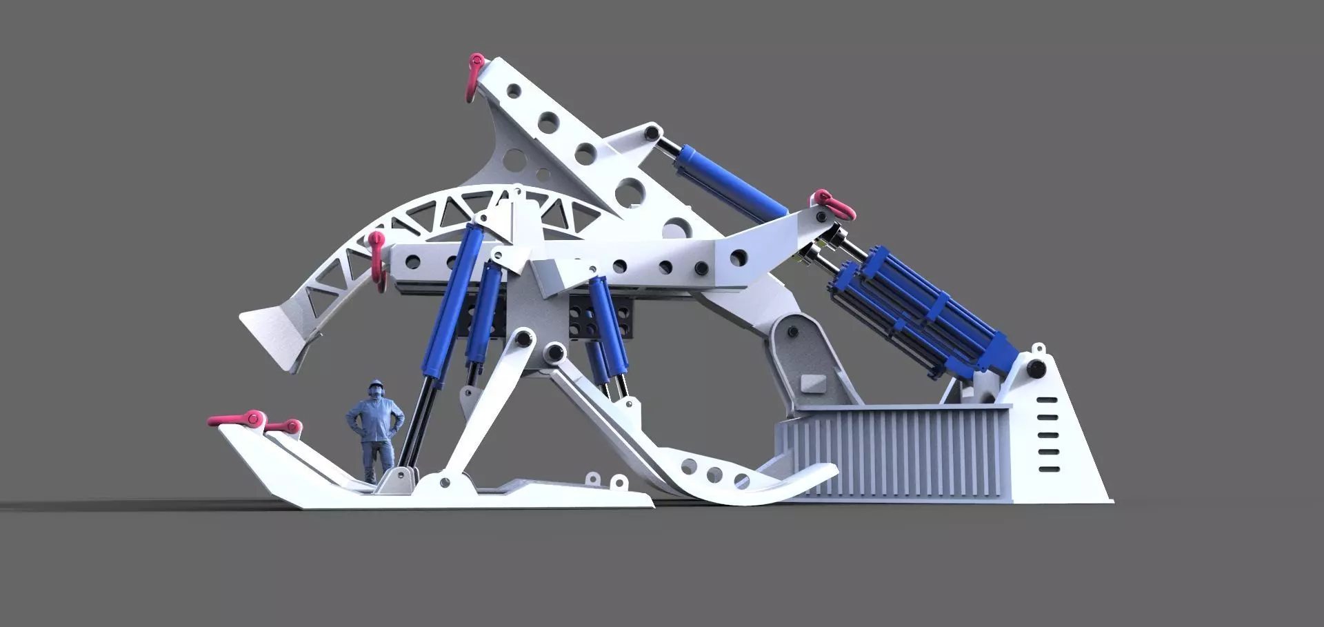 Subsea Cable Plough  3D print model_0